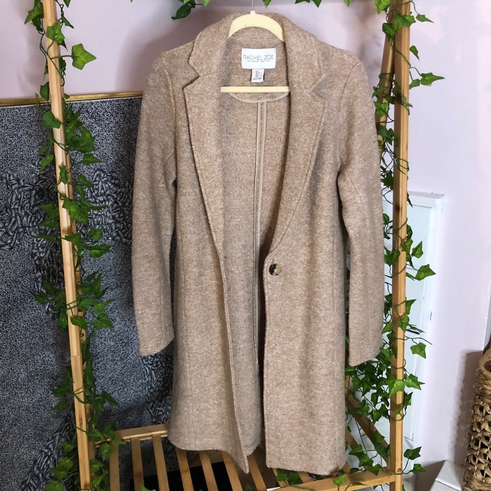 Rachel Zoe Wool Blazer Style Coat SMALL